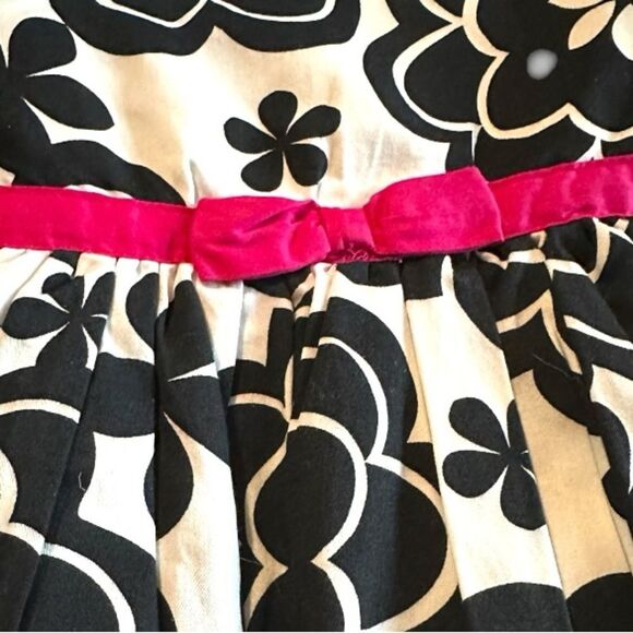 Carters floral black and white dress with a petticoat. Good condition. - Picture 3 of 4